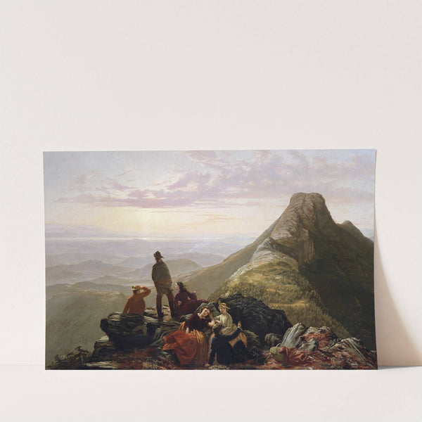 The Belated Party on Mansfield Mountain by Jerome Thompson