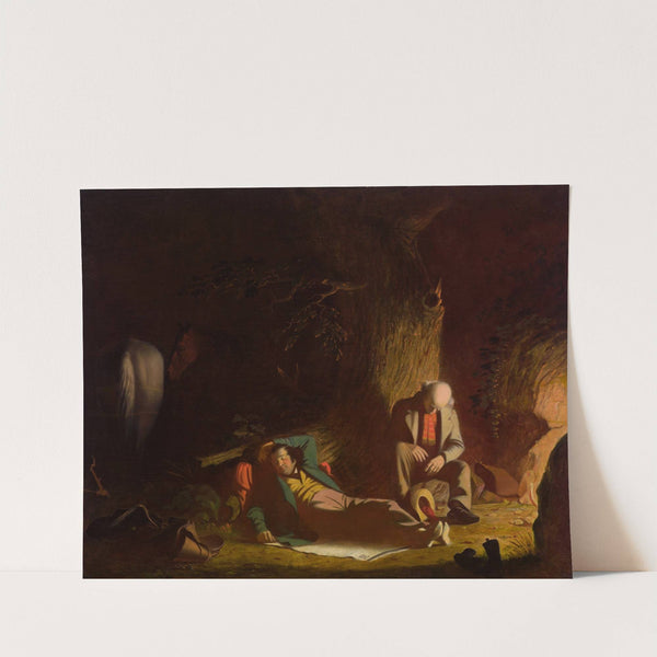 The Belated Wayfarers by George Caleb Bingham