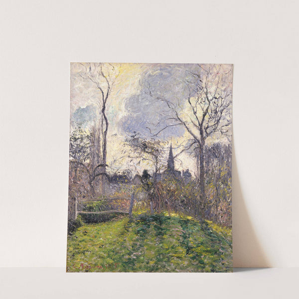 The Bell Tower of Bazincourt (1885) by Camille Pissarro