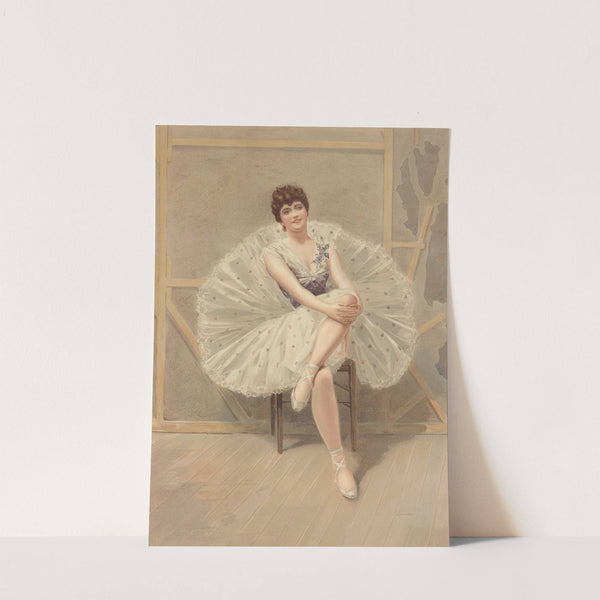 The belle of the ballet (1899) by Julius Mendes Price