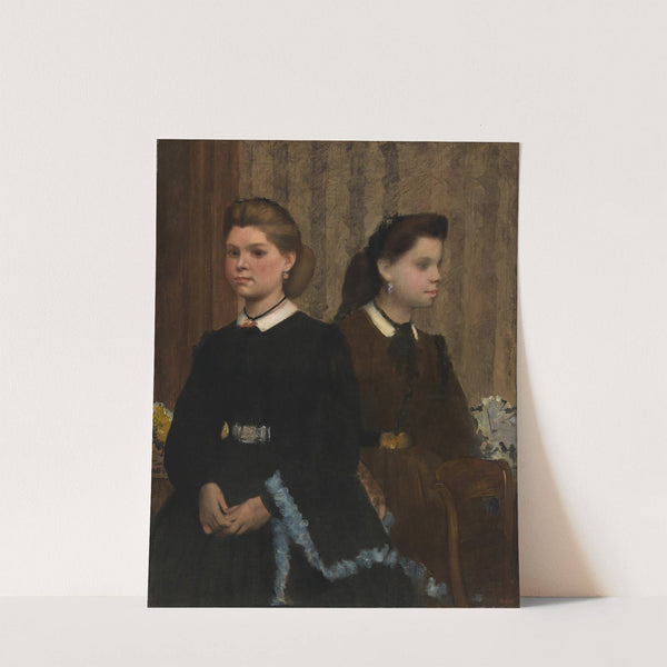 The Bellelli Sisters (Giovanna and Giuliana Bellelli) (1865-1866) by Edgar Degas