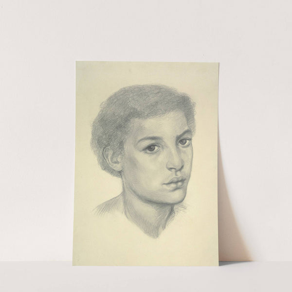 The Beloved – Study for the Black Girl by Dante Gabriel Rossetti