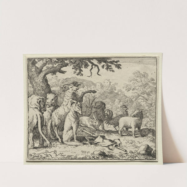 The Benediction Given to Reynard (1650–1675) by Allaert van Everdingen