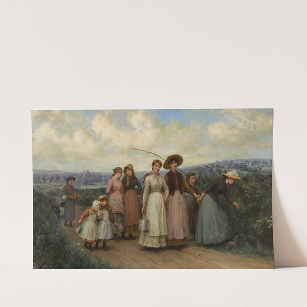 The berry pickers by Jennie Augusta Brownscombe