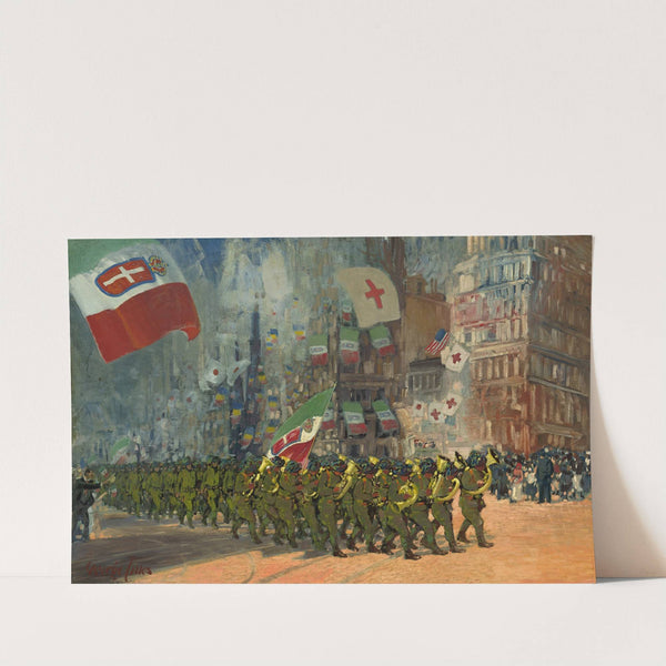 The Bersaglieri by George Luks