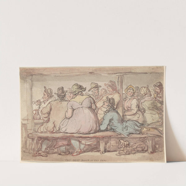 The best booth in the fair by Thomas Rowlandson