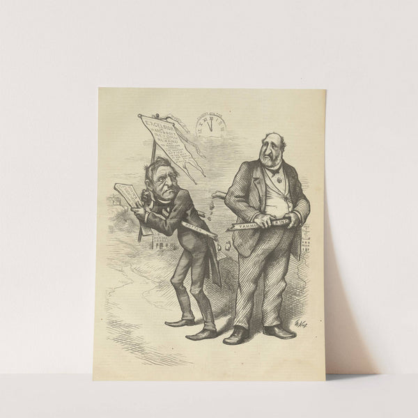 The best of friends must part (1877) by Thomas Nast