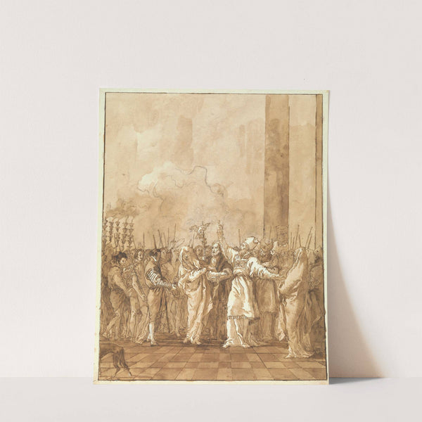 The Betrothal of the Virgin (ca. 1770) by Giovanni Domenico Tiepolo