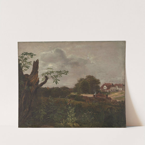 The big Inn at Fredensborg by Johan Christian Dahl