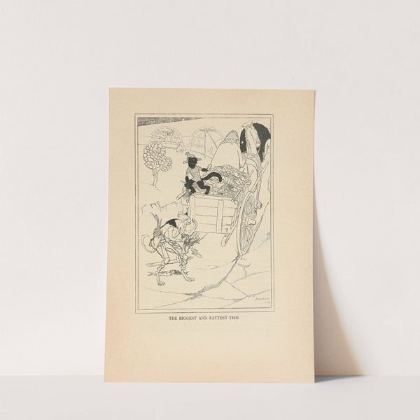 The biggest and fattest fish by Jean de Bosschère