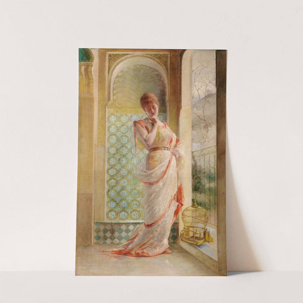 The bird flew away by Édouard Frédéric Wilhelm Richter