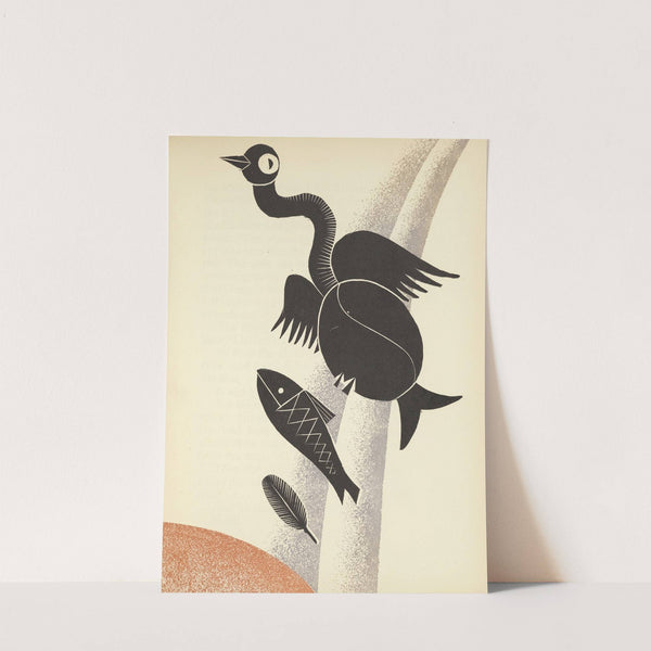 The bird from the waterfall by Pierre Pinsard