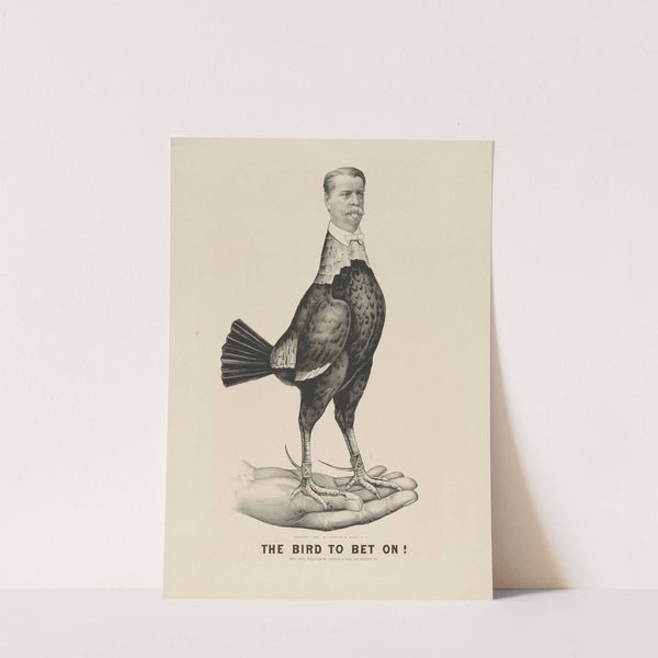 The bird to bet on (1880) by Currier & Ives.