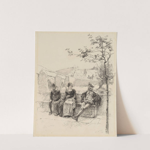 The bird to others flew (1887) by Edwin Austin Abbey