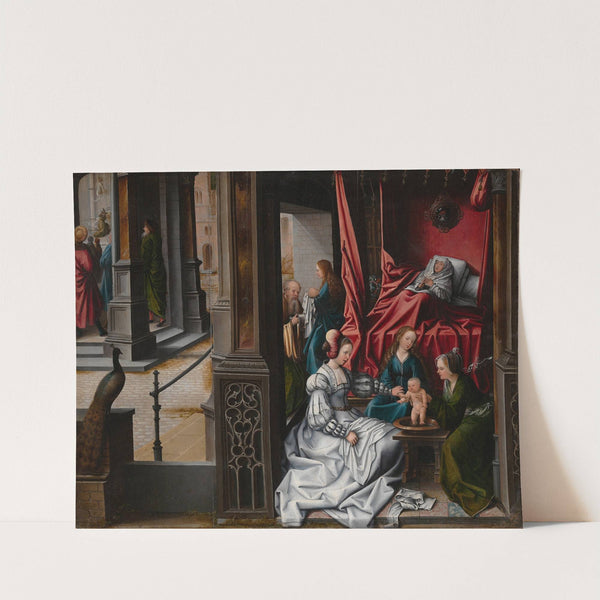 The Birth and Naming of Saint John the Baptist (ca. 1514–15) by Bernard van Orley