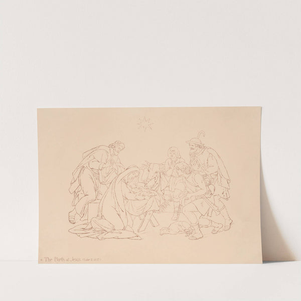 The birth of Jesus (Luke II;10.12) (1892) by Louis Prang & Co.