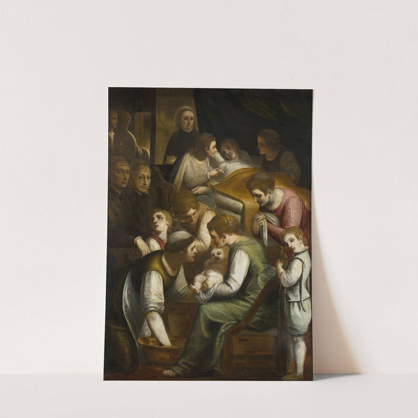 The Birth of Mary by Luca Cambiaso