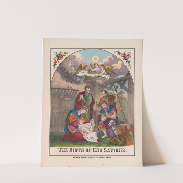 The birth of our saviour (1874) by Haasis & Lubrecht