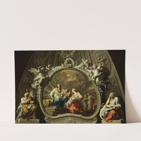 The Birth of the Virgin (between 1755 and 1757) by Antonio González Velázquez