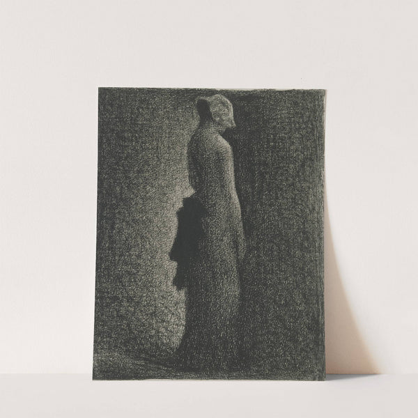 The Black Bow (circa 1882) by Georges Seurat