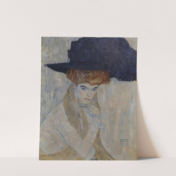 The Black-Feathered Hat by Gustav Klimt