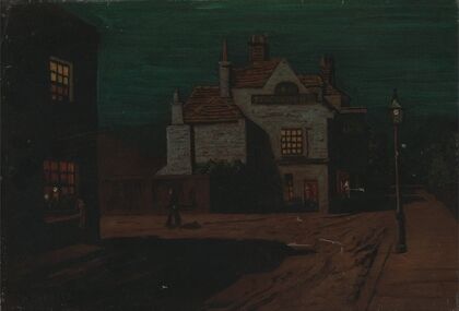 The Black Lion, Chelsea by Night