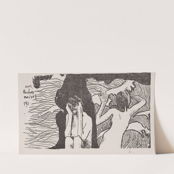 The Black Rocks (c. 1898–99) by Paul Gauguin