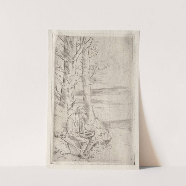 The Blind Beggar (c. 1857–1911) by Alphonse Legros