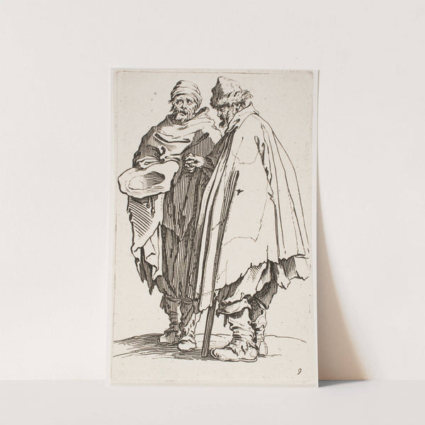 The Blind Man and His Companion (1622) by Jacques Callot