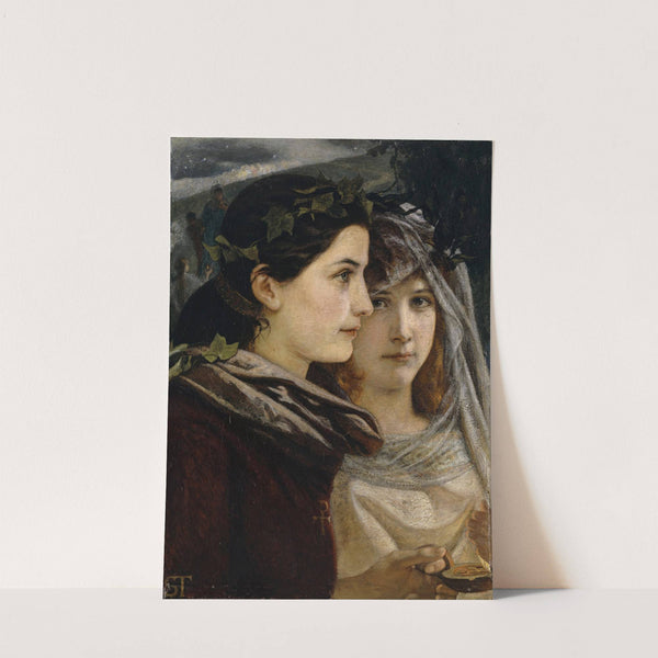 The Blissful (1888) by Ernst Stückelberg