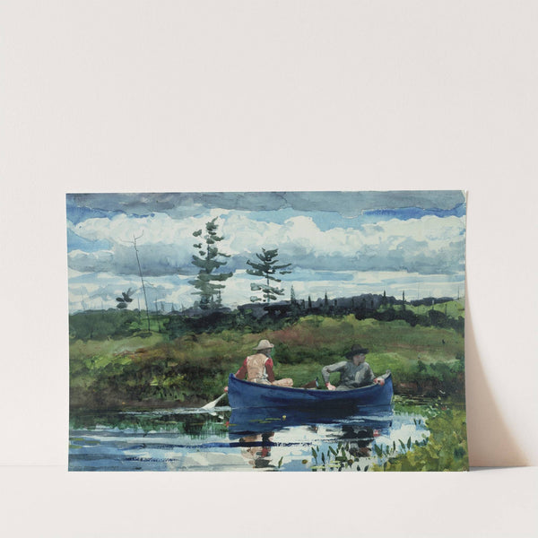 The Blue Boat by Winslow Homer