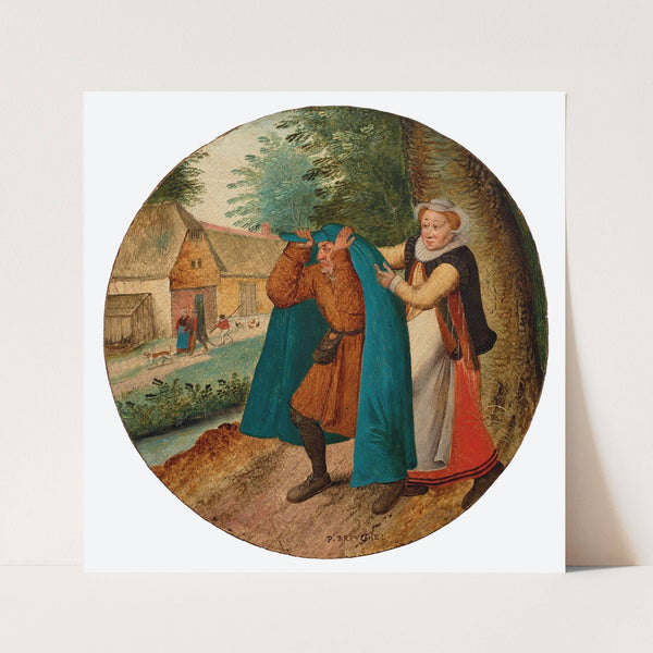 The Blue Cloak (De Blaue Huik) by Pieter Brueghel The Younger