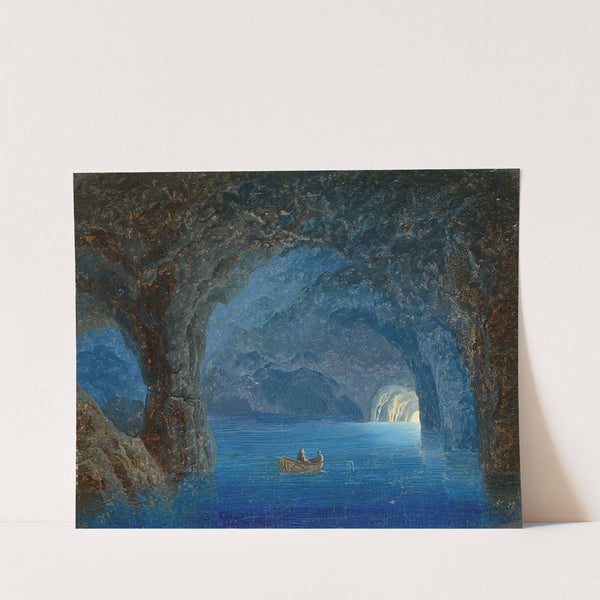 The blue grotto by August Kopisch