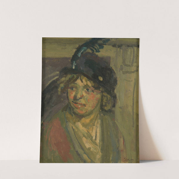 The blue hat by Walter Richard Sickert
