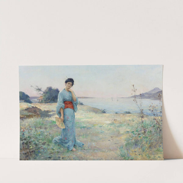 The Blue Kimono by Raphaël Collin