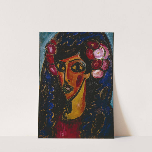 The Blue Mantilla (1913) by Alexej von Jawlensky