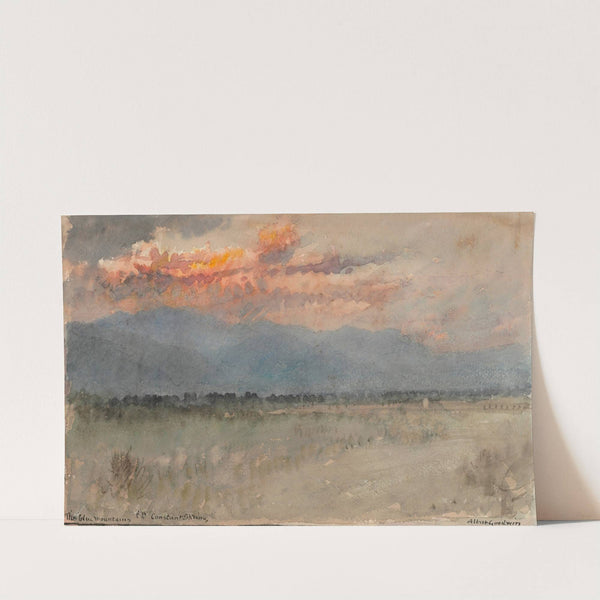 The Blue Mountains, Constant Spring, Jamaica by Albert Goodwin