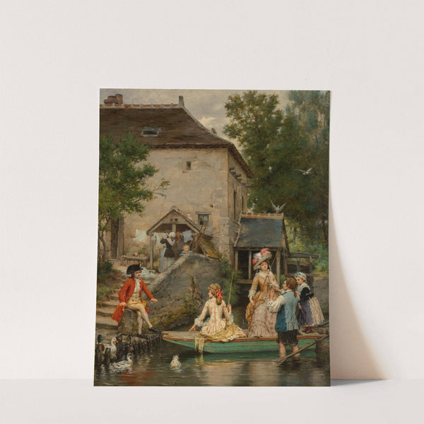 The boating party by Pierre Outin