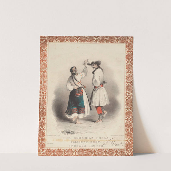 Amalie Wollrabe und Carl Helmerding als Ninette und Girard in Ein alter Tänzer (1859-1880) by Louis Veit