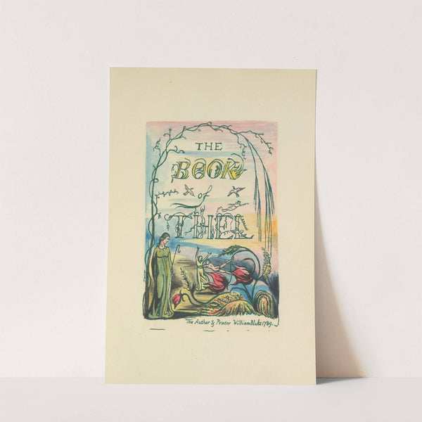 The Book of Thel Pl.1 (19th century) by William Blake