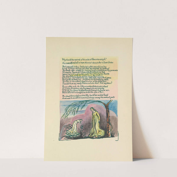 The Book of Thel Pl.3 (19th century) by William Blake