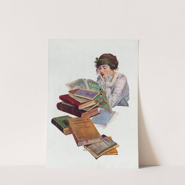 The book worm and her favorite book by Will Houghton