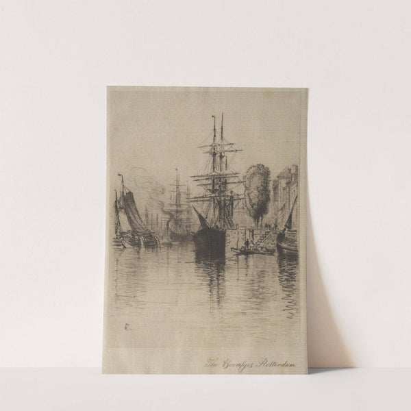 The Boompjes, Rotterdam (1832–1920) by Samuel Colman