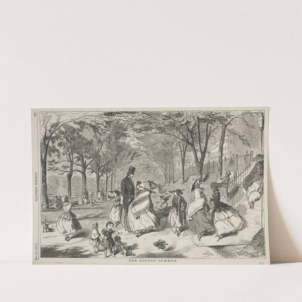 The Boston Common (1858) by Winslow Homer