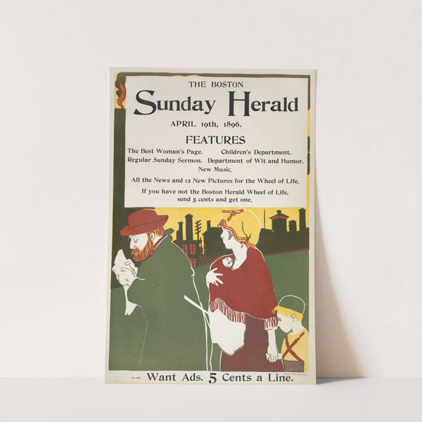 The Boston Sunday herald. April 19th 1896. by Anonymous