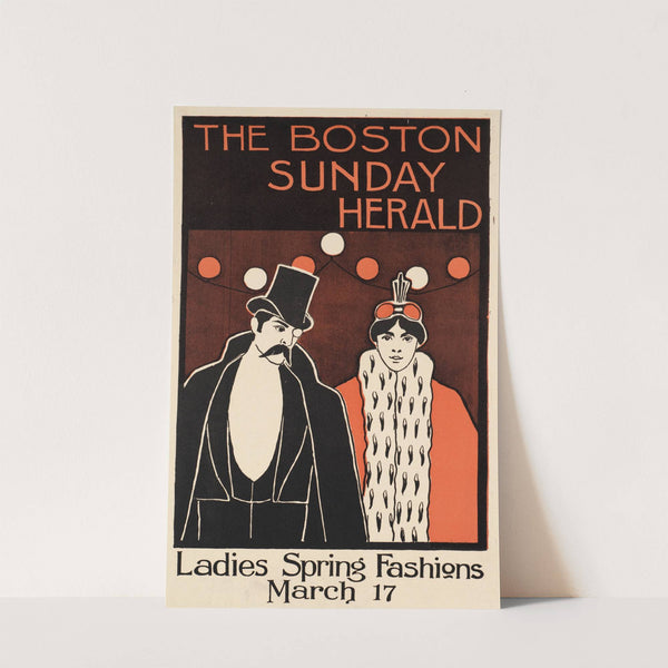 The Boston Sunday herald, ladies spring fashions, March 17 by William McGregor Paxton