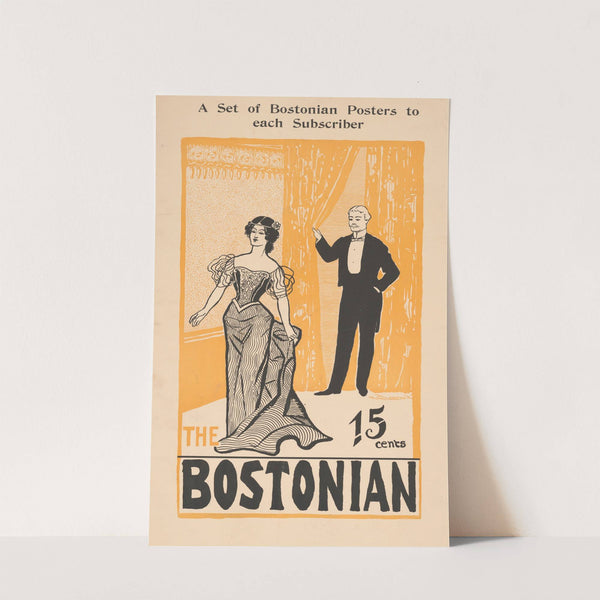 The Bostonian. A set of Bostonian posters to each subscriber by Arthur Garfield Learned