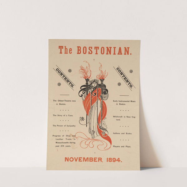 The Bostonian. November, 1894 by Anonymous