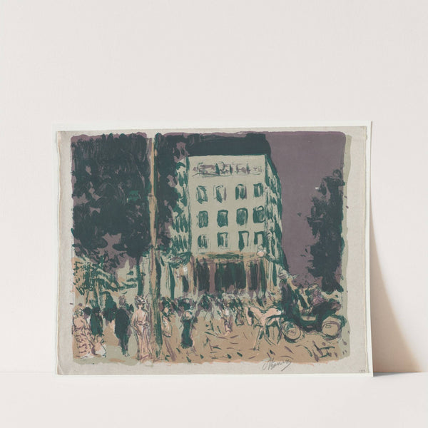 The Boulevards by Pierre Bonnard