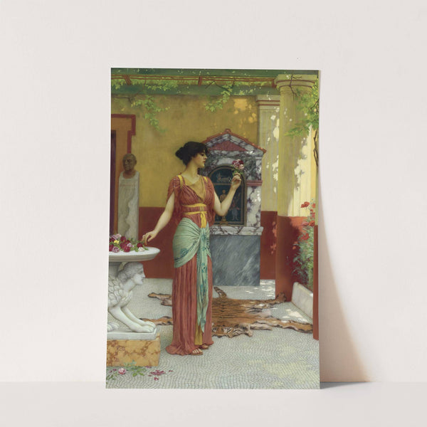 The Bouquet 1899 by John William Godward